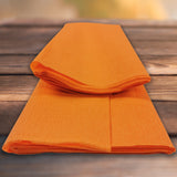 Extra Large Orange Crepe Paper Sheets For Flower Crafting & Gift Wrapping 50cmx300cm