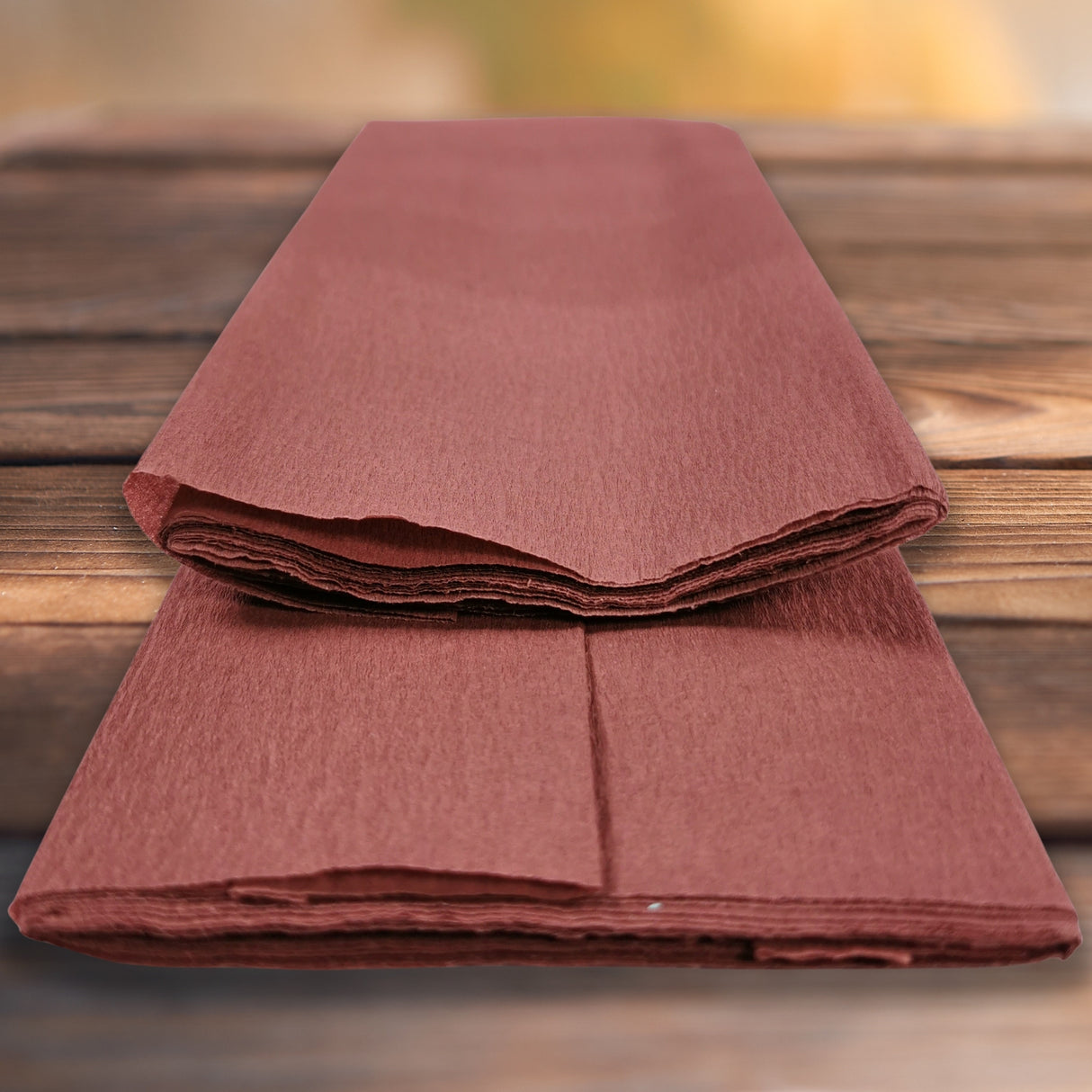 Extra Large Brown Crepe Paper Sheets For Flower Crafting & Gift Wrapping 50cmx300cm