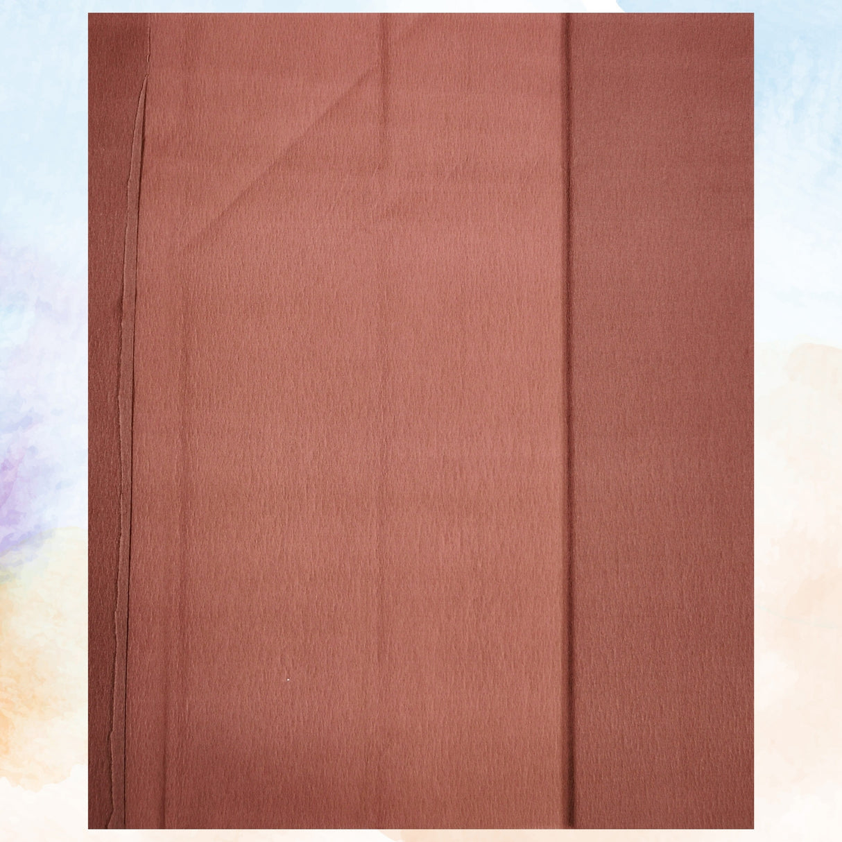 Extra Large Brown Crepe Paper Sheets For Flower Crafting & Gift Wrapping 50cmx300cm