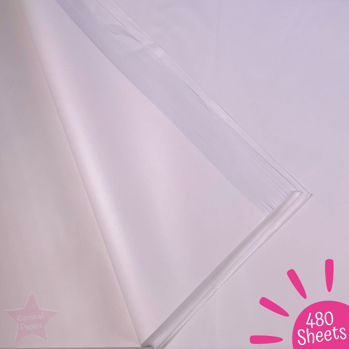 White Wet Strength Tissue Paper 480 Sheets