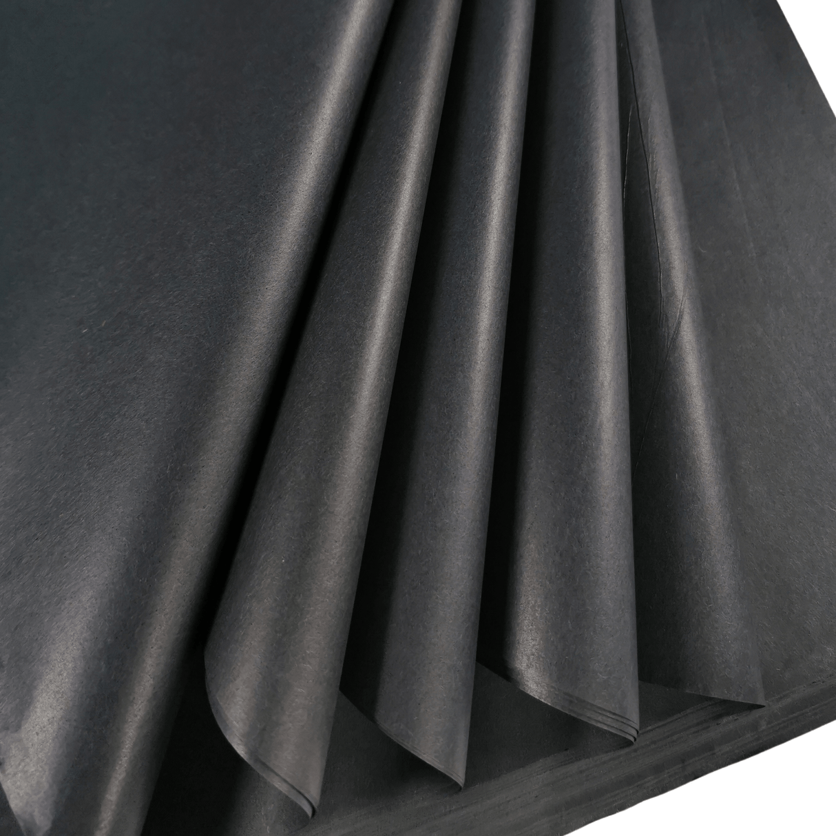 Black Tissue Paper Folds 2