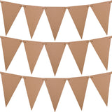 Create Your Own Bunting 25 Recycled Kraft Card Bunting Flags With Jute String