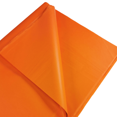 Orange Tissue Paper Corner Fold 1