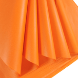Orange Tissue Paper Folds 3