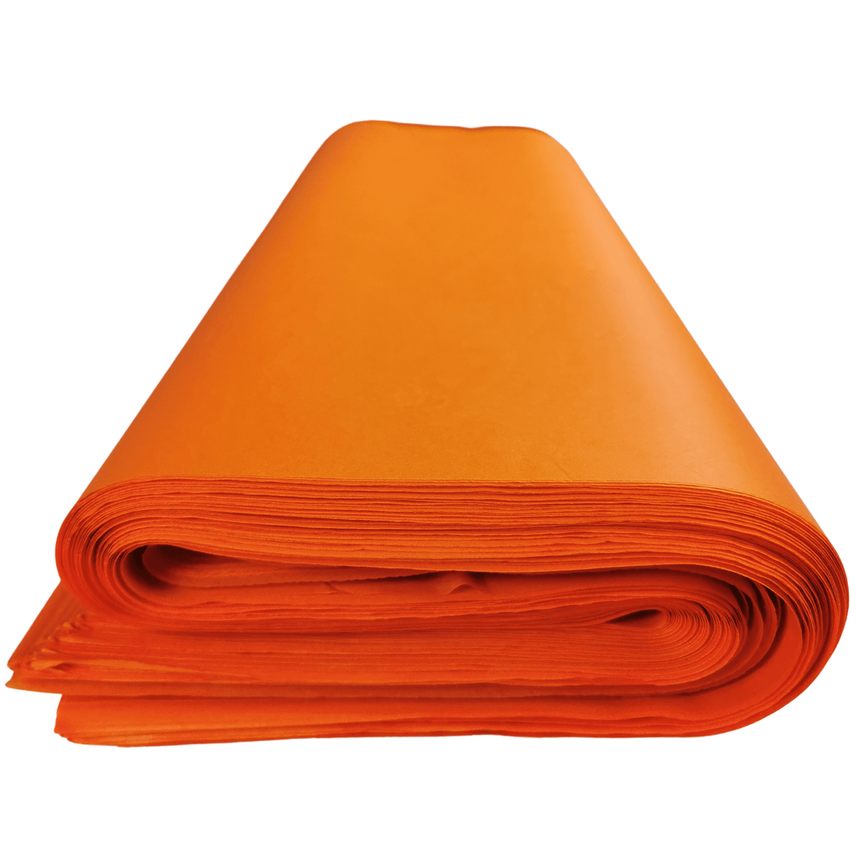 Orange Tissue Paper Rolled
