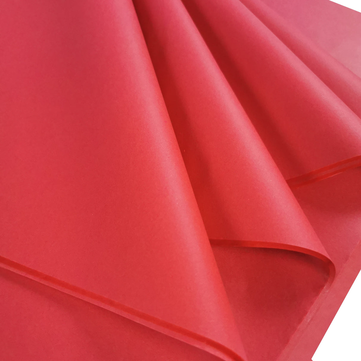 Red Tissue Paper Folds 3