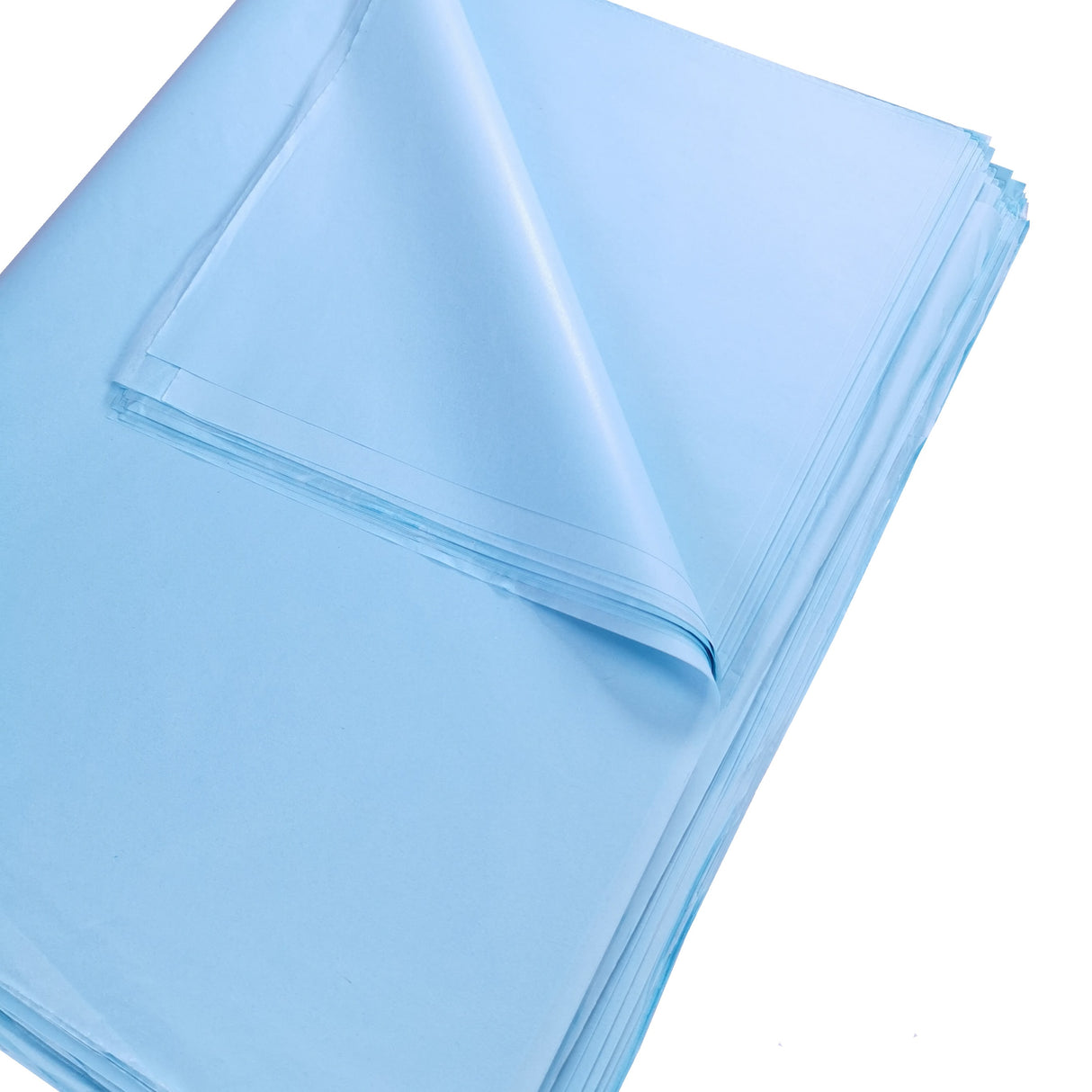 Sky Tissue Paper Corner Fold 2