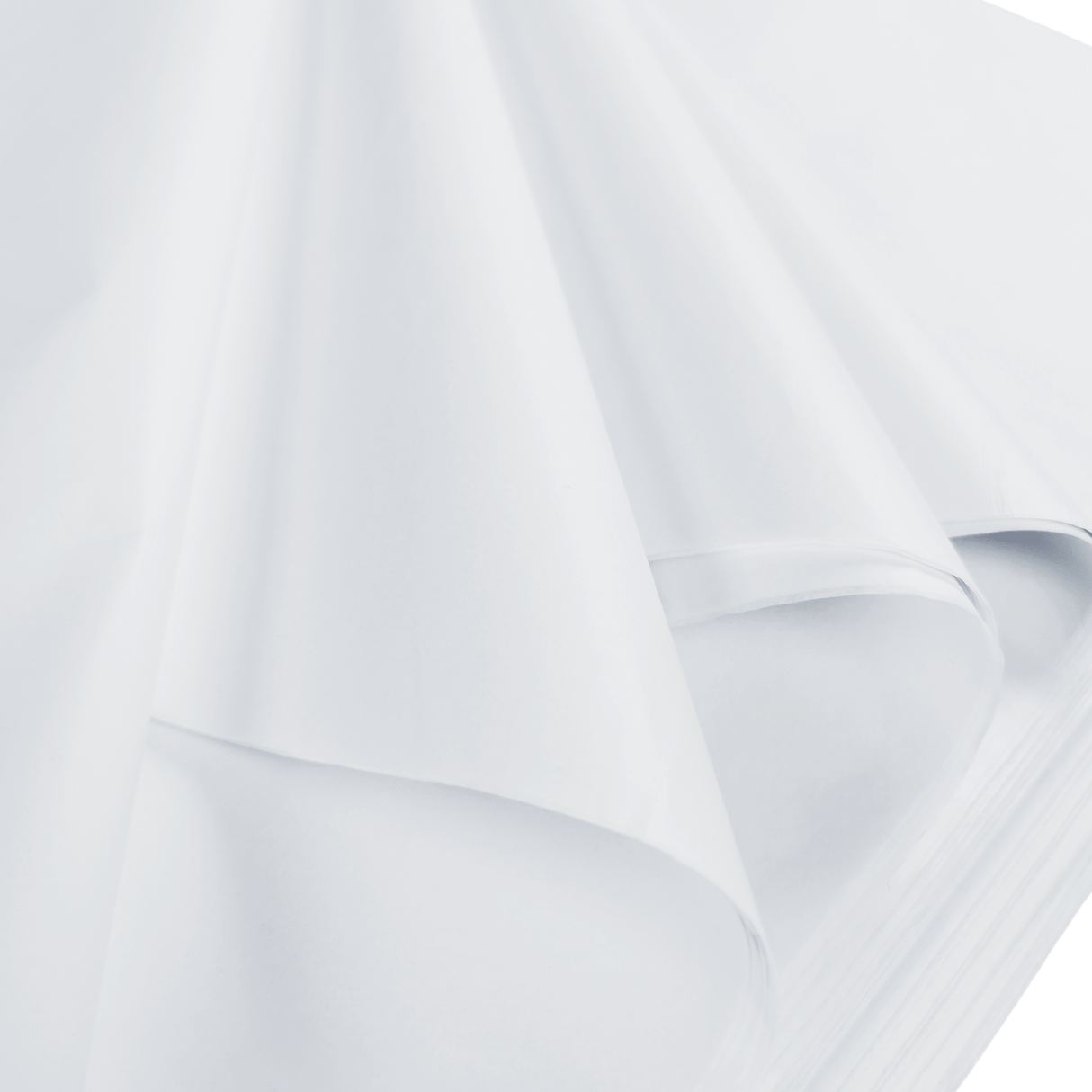 White Tissue Paper Folds 1