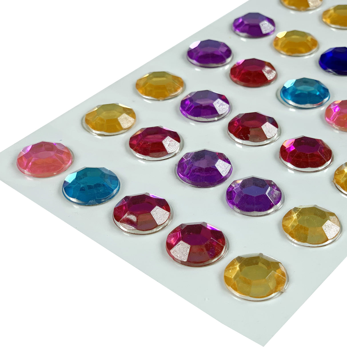 round colourful gems